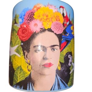 The Unemployed Philosophers Guild Colorful Blue Frida Kahlo Frida Dreams Mug